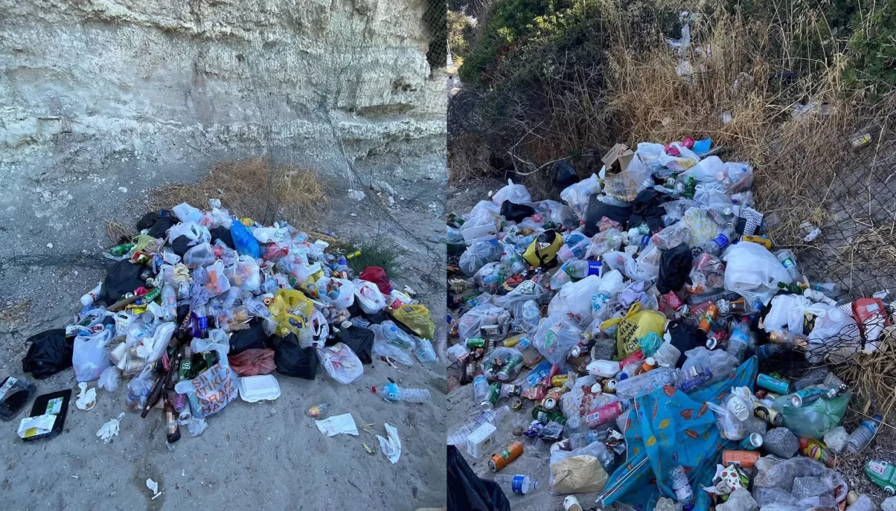 Dikili Belediyesi Pissa Koyu çöplüğe çevrildi