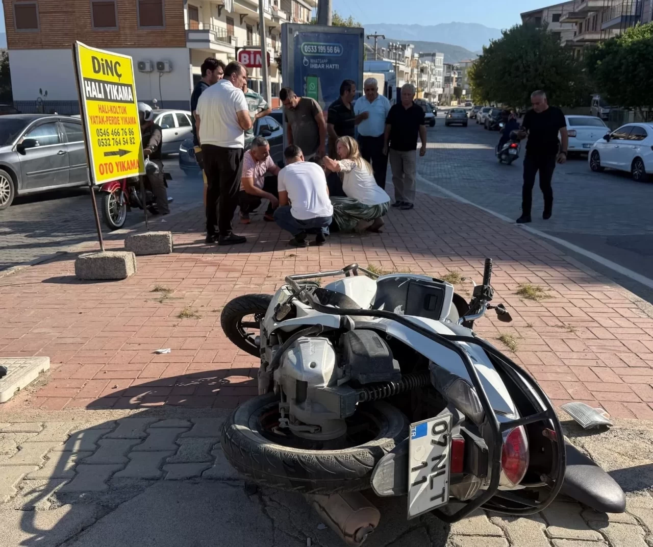 Antalya Gazipaşa’da panelvan ile motosiklet çarpıştı: 1 yaralı