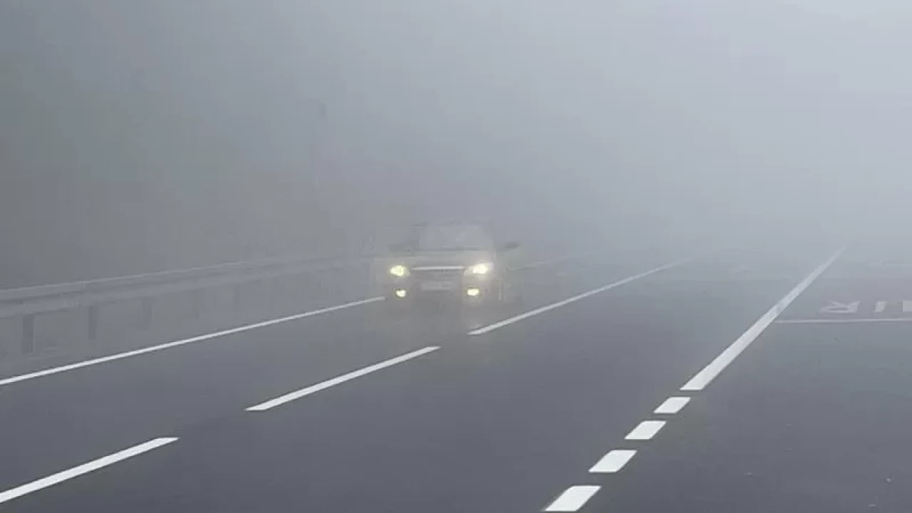 Bolu Dağı geçişinde sis etkili oldu