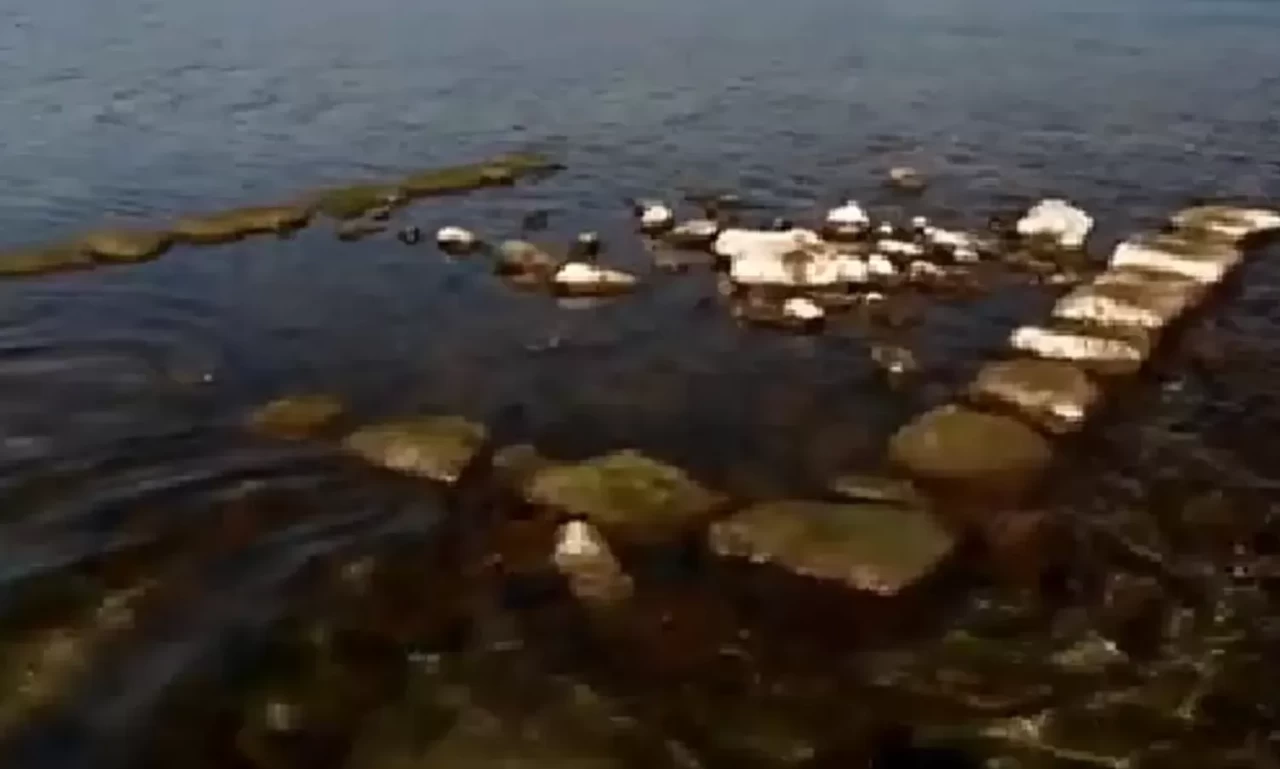 Sapanca'da gizemli taş yapı tekrar ortaya çıktı