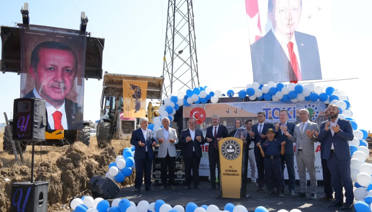 Kastamonu'da inşa edilecek 80 TOKİ konutunun temeli atıldı