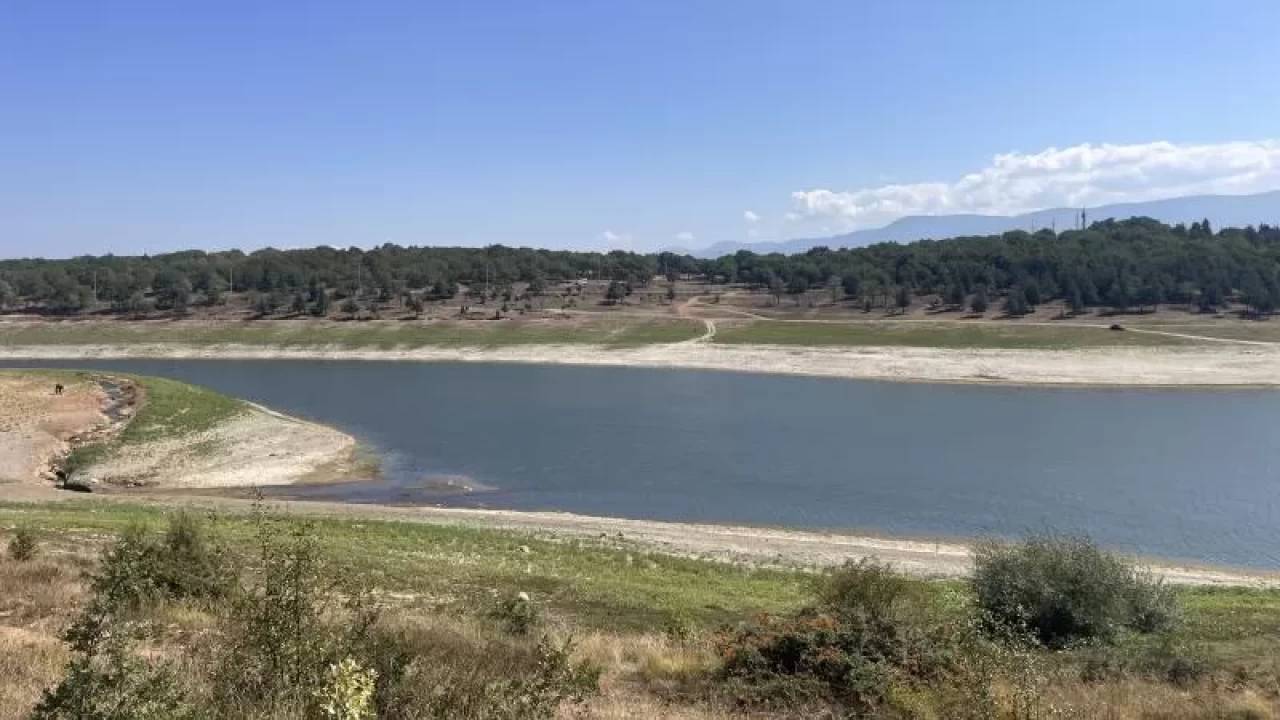 Gölköy Baraj Gölü'nde su seviyesi yüzde 22'ye düştü