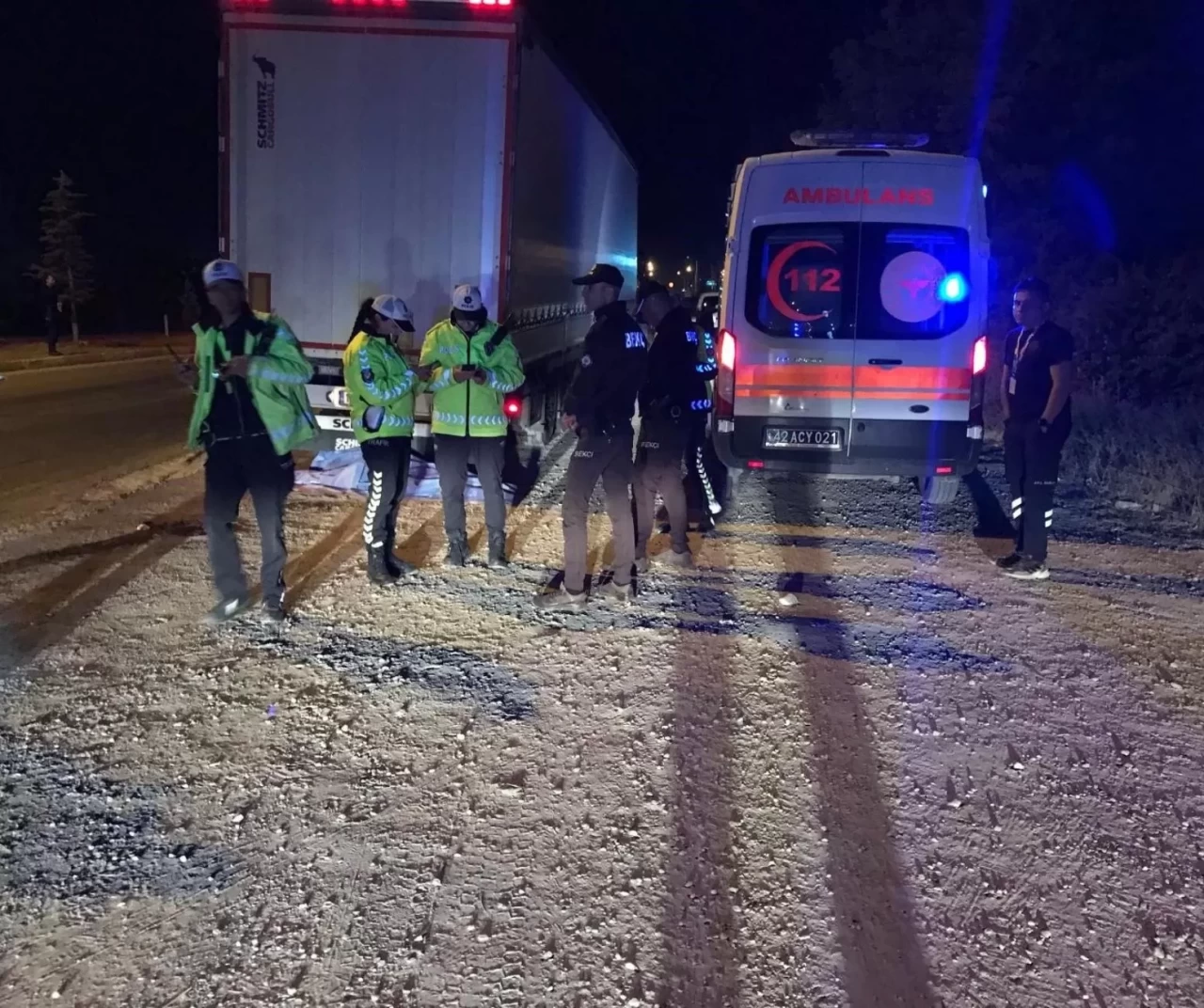 Konya Ereğli’de feci kaza: Tırın çarptığı genç hayatını kaybetti