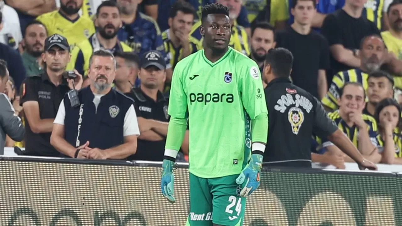 Trabzonspor’un yeni kalecisi Andre Onana ilk maçında övgü aldı