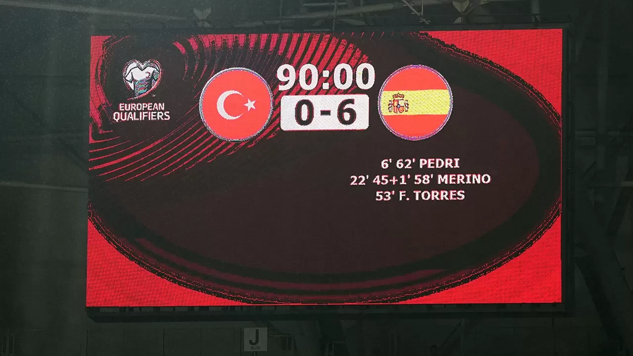 A Milli Takım, Konya’da İspanya karşısında ağır yenilgi aldı