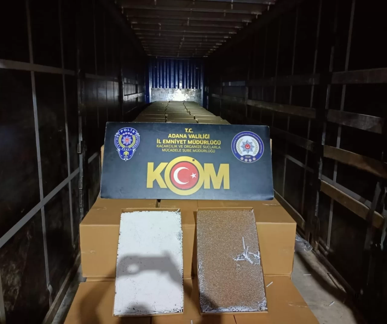 Adana’da dev makaron operasyonu: 2 zanlı tutuklandı