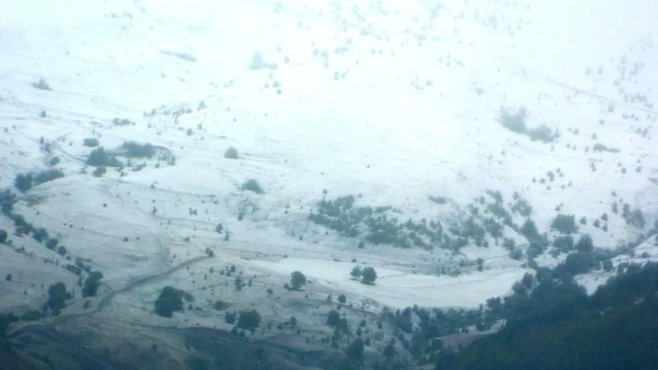 Posof'ta kar yağışı!