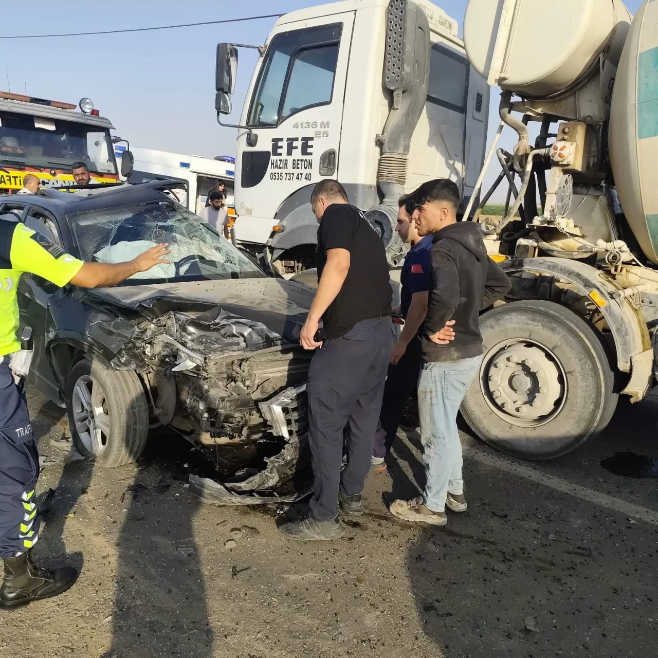 Mardin'de zincirleme trafik kazası: 7 yaralı