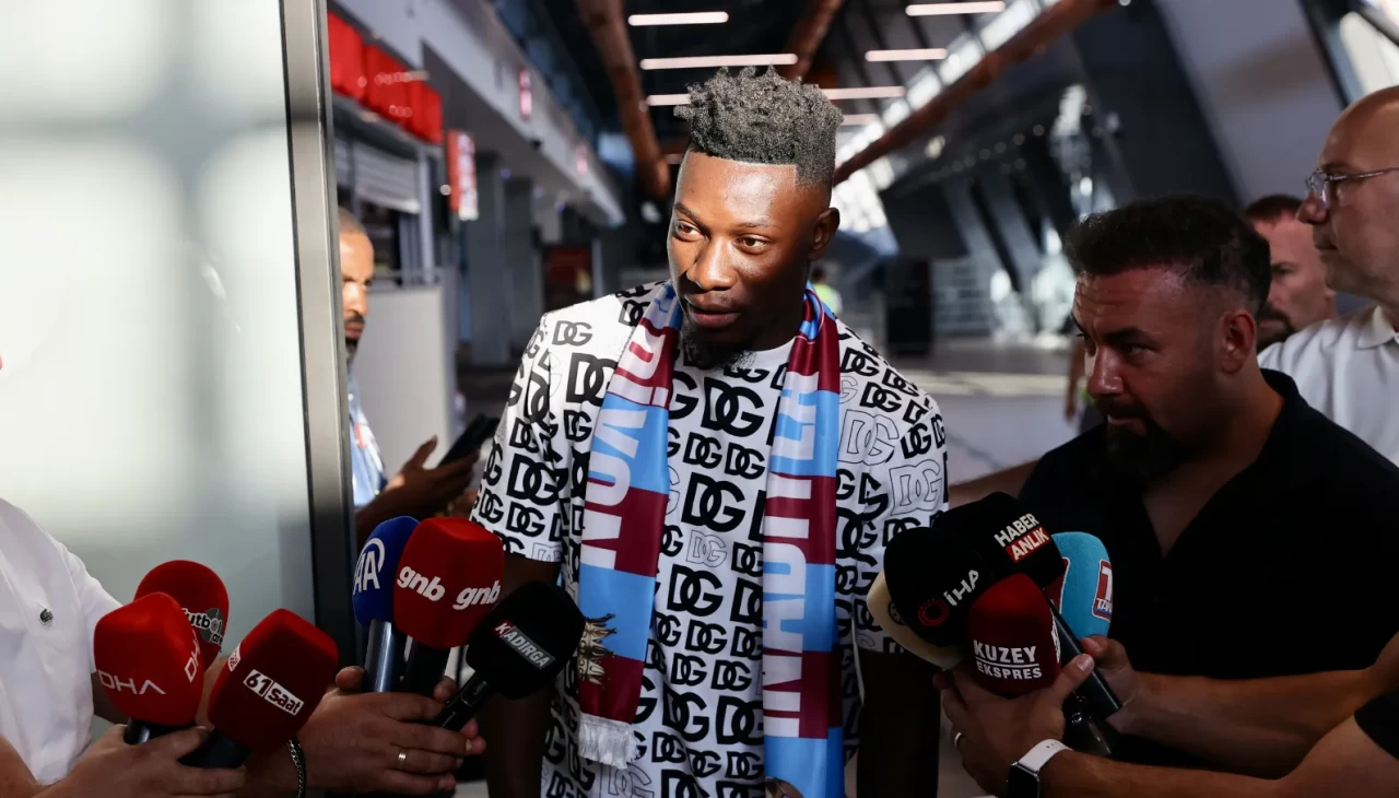 Andre Onana resmen Trabzonspor'da