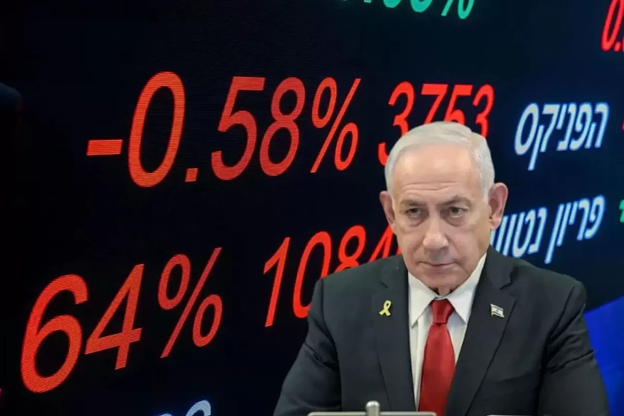 Netanyahu, Tel Aviv borsasındaki çöküşün ardından acil basın toplantısı düzenledi