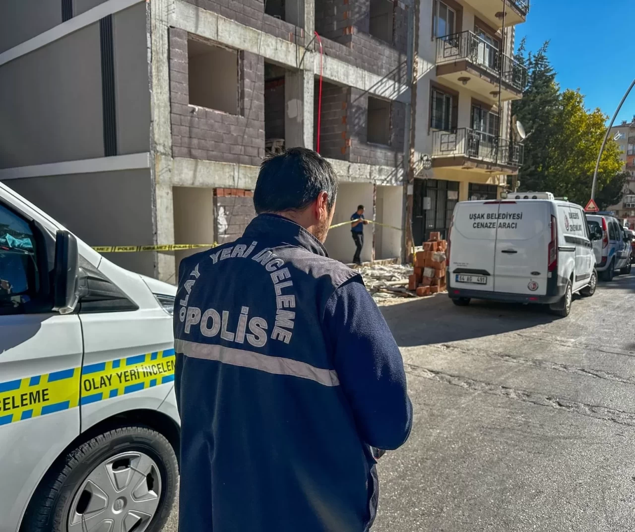 Uşak’ta inşaat kazası: 4. kattan düşen kişi hayatını kaybetti