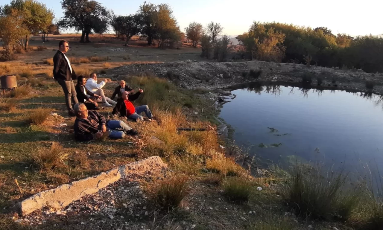 Bolu'da 1500 rakımlı yaylada gün batımı manzarası