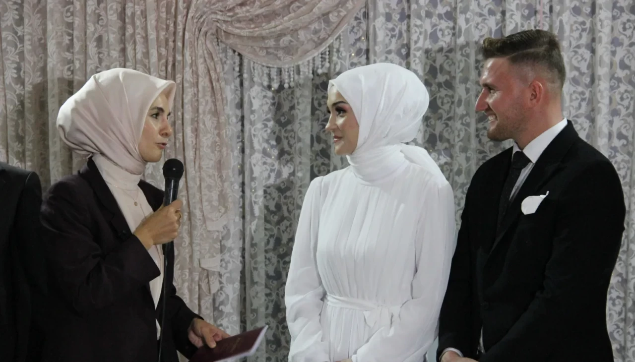 Bakan Göktaş, Çorum'da nikah şahidi oldu