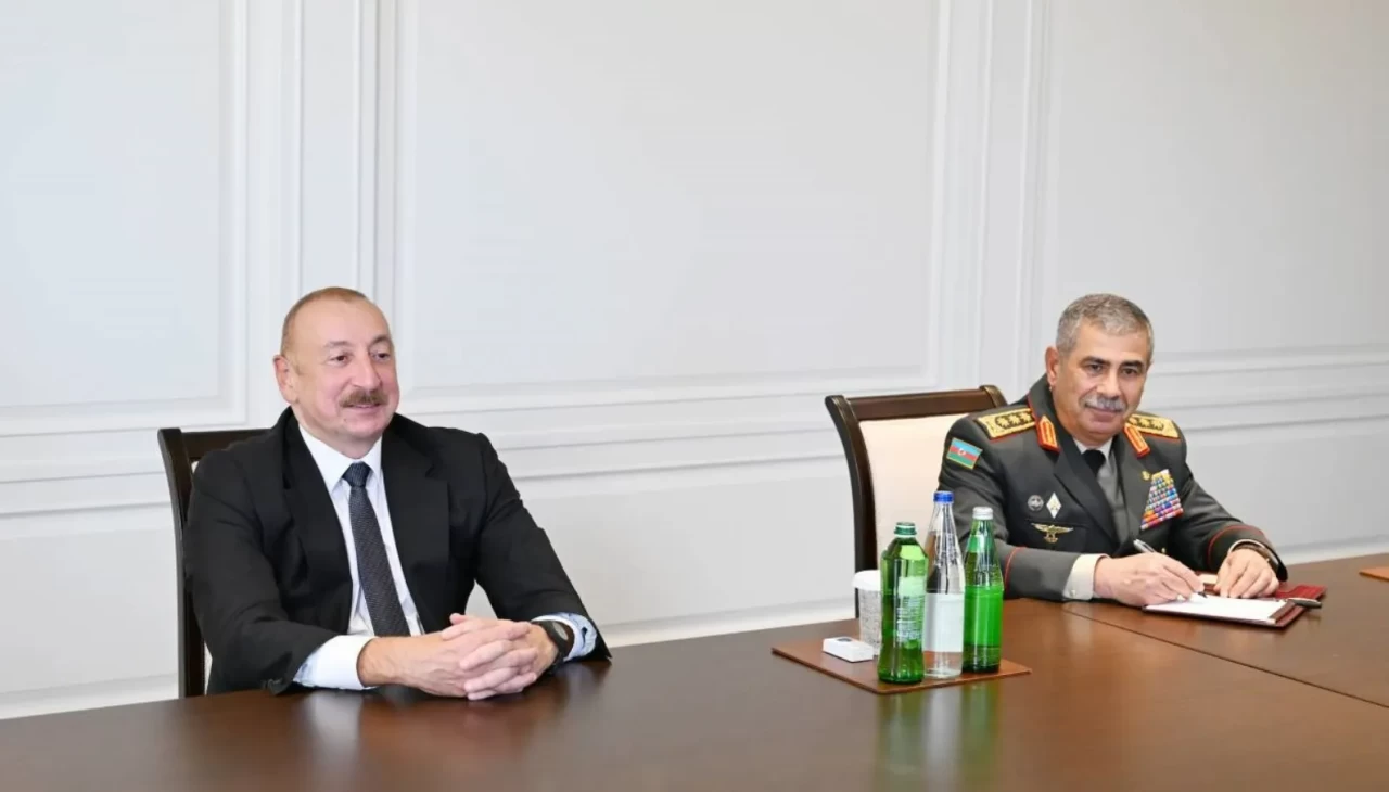 Azerbaycan Cumhurbaşkanı Aliyev, Genelkurmay Başkanı Bayraktaroğlu'nu kabul etti