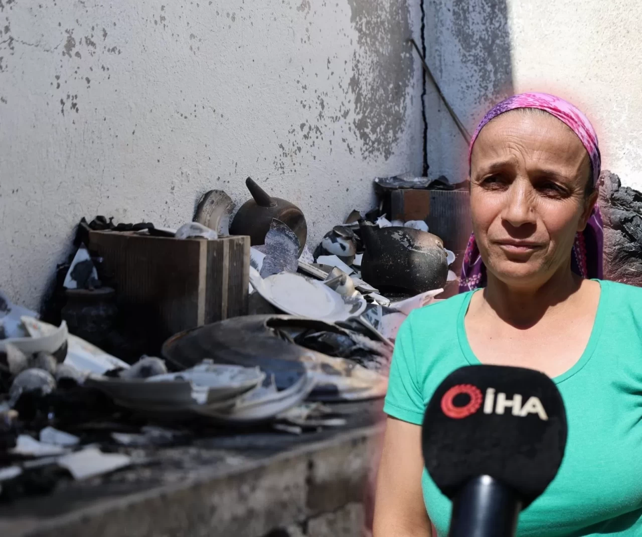 37 yıllık birikim küle döndü: Tek teselli çocukların sağ kalması