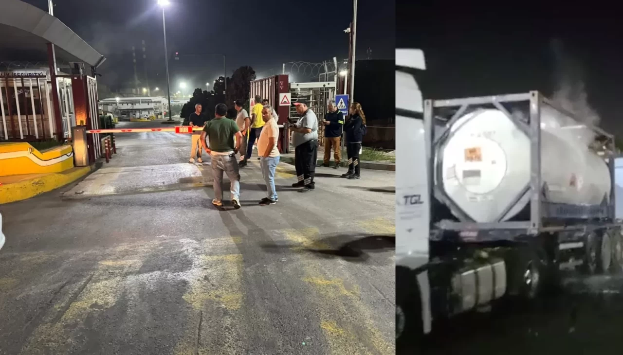 Polisan'da kimyasal sızıntı: "Pencereleri açmayın" uyarısı yapıldı