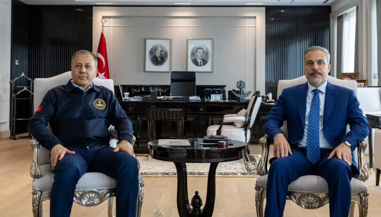 Ali Yerlikaya, Bakan Fidan'ı ziyaret etti