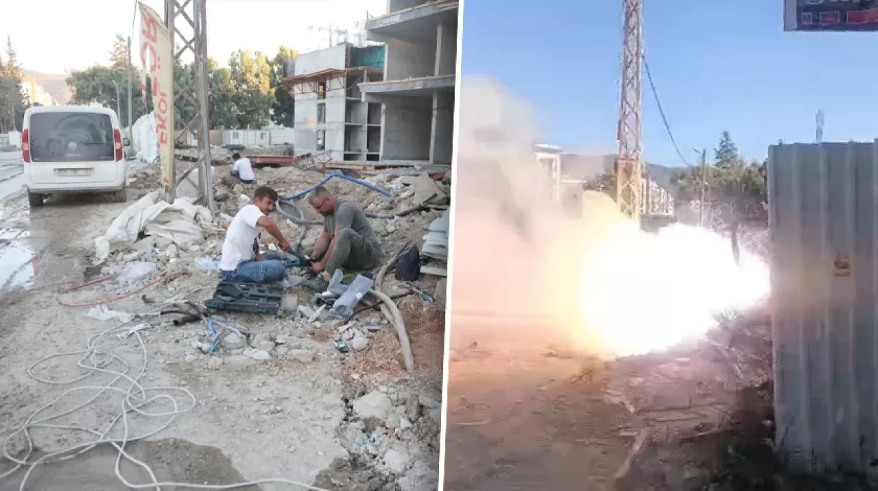 Hatay'da korku dolu anlar! Elektrik kabloları bomba gibi patladı