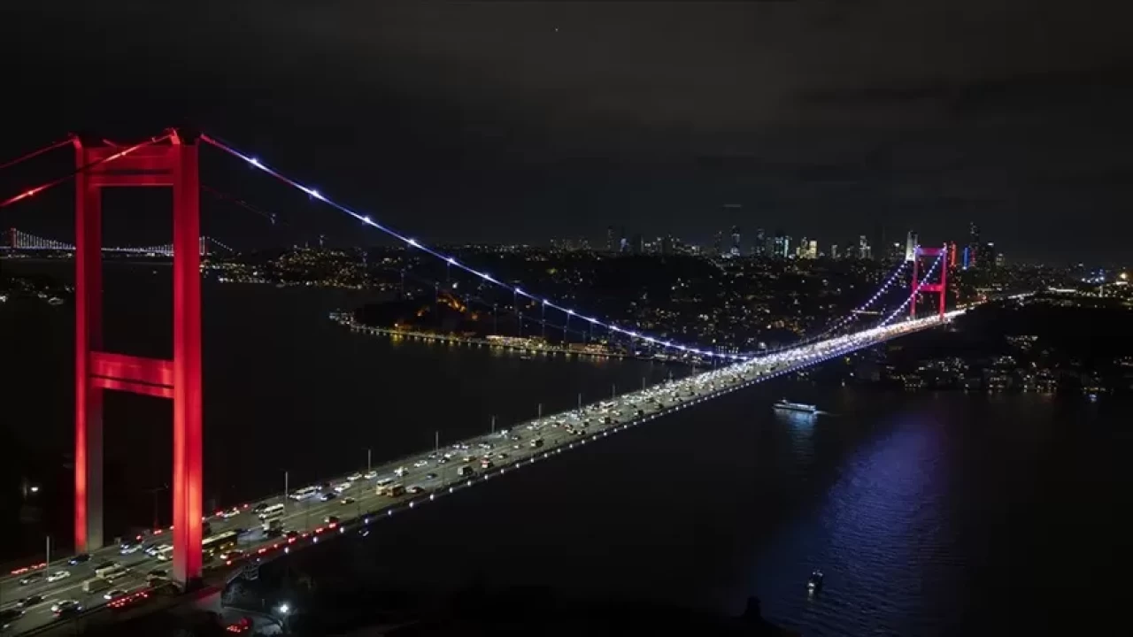 İstanbul'da akşam saatlerinde trafik yoğunluğu!