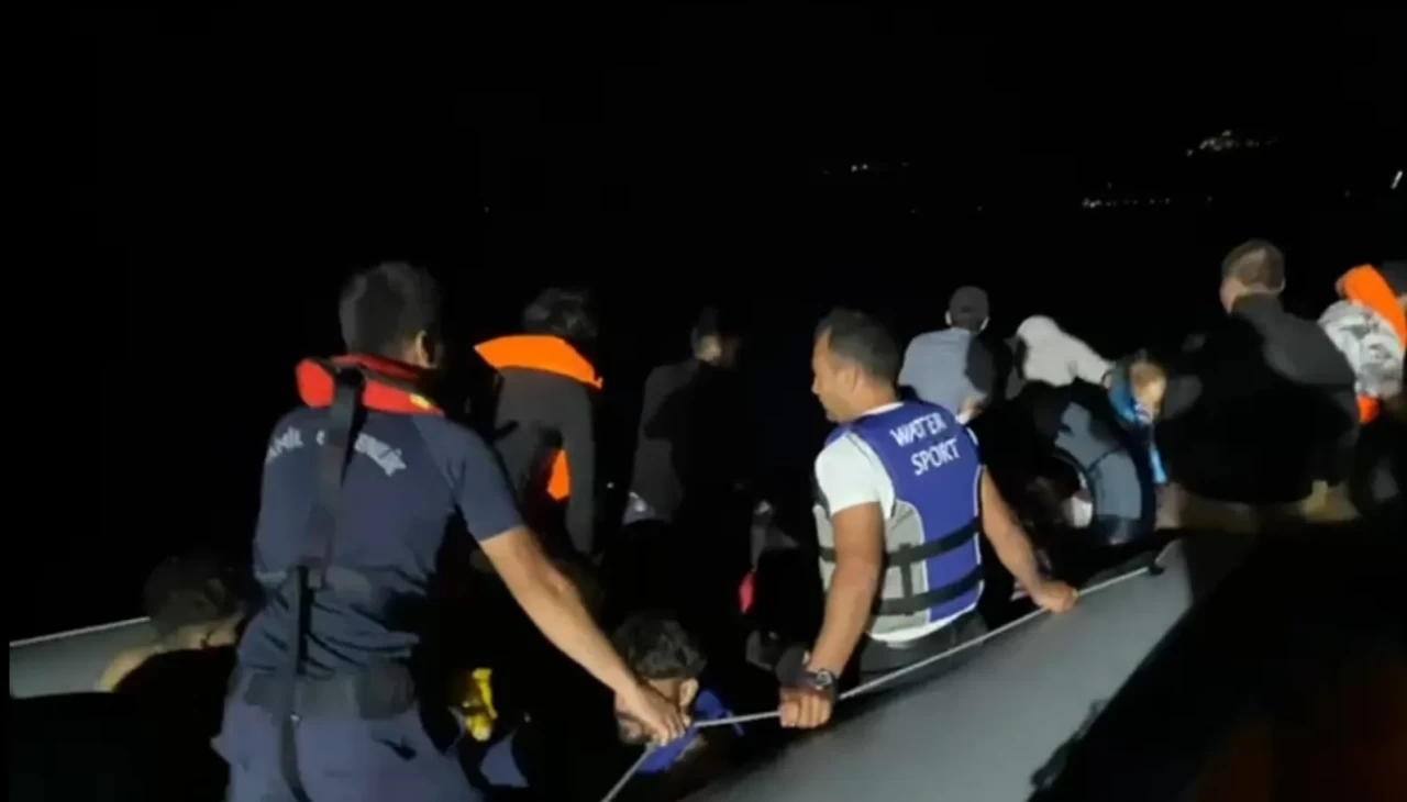 Çanakkale'de 43 kaçak göçmen yakalandı