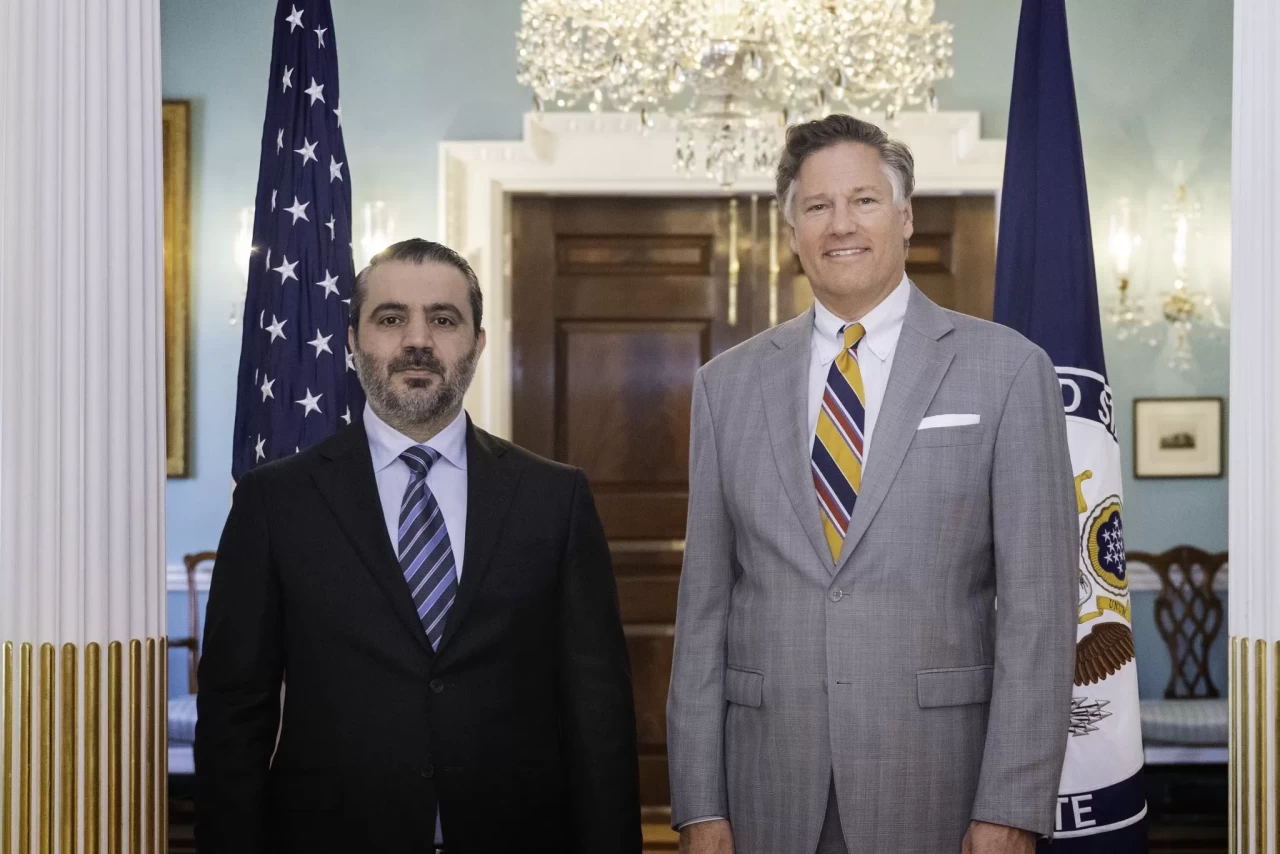 Suriye Dışişleri Bakanı Şeybani, ABD Dışişleri Bakanı Yardımcısı Landau ile görüştü