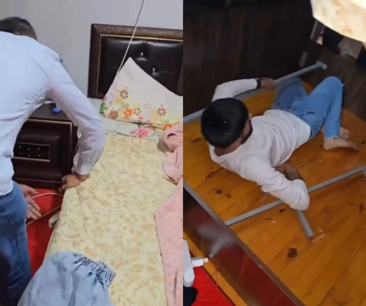 Konya’da cezaevi firarisi baza altında yakalandı