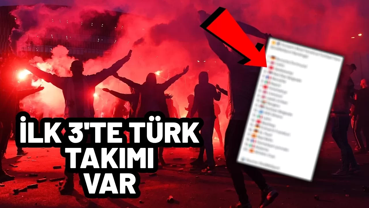 Avrupa futbolunun en fanatik taraftarları. Süper Lig’den de takımlar listede yer alıyor!