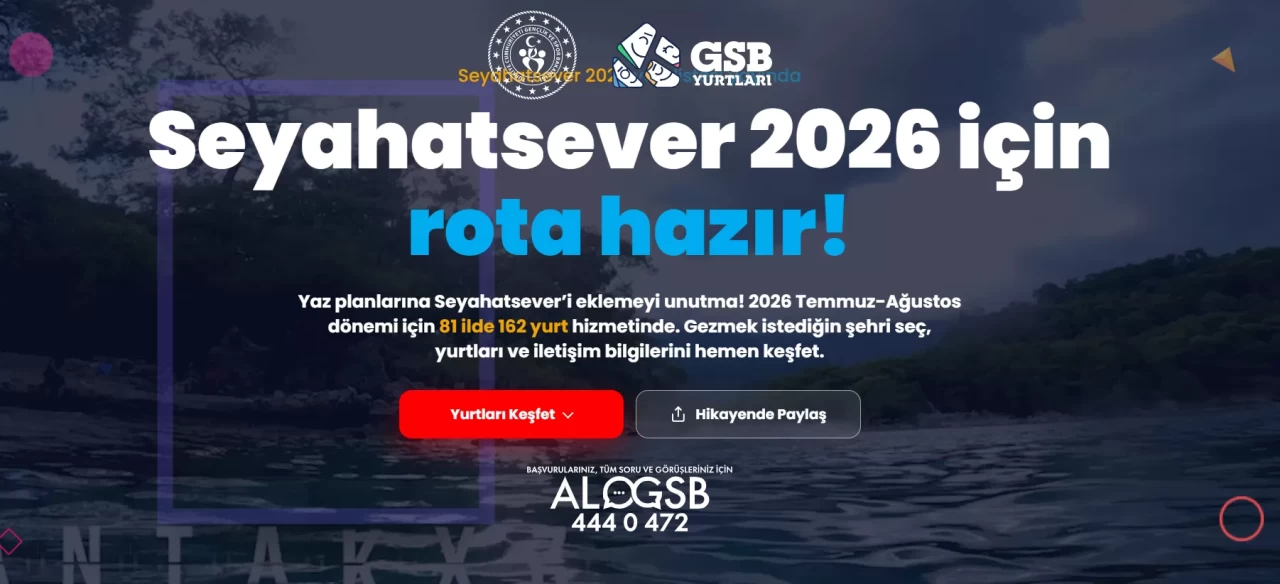 Seyahatsever 2026 yurtları tam liste: Seyahatsever yurtları hangi illerde var?