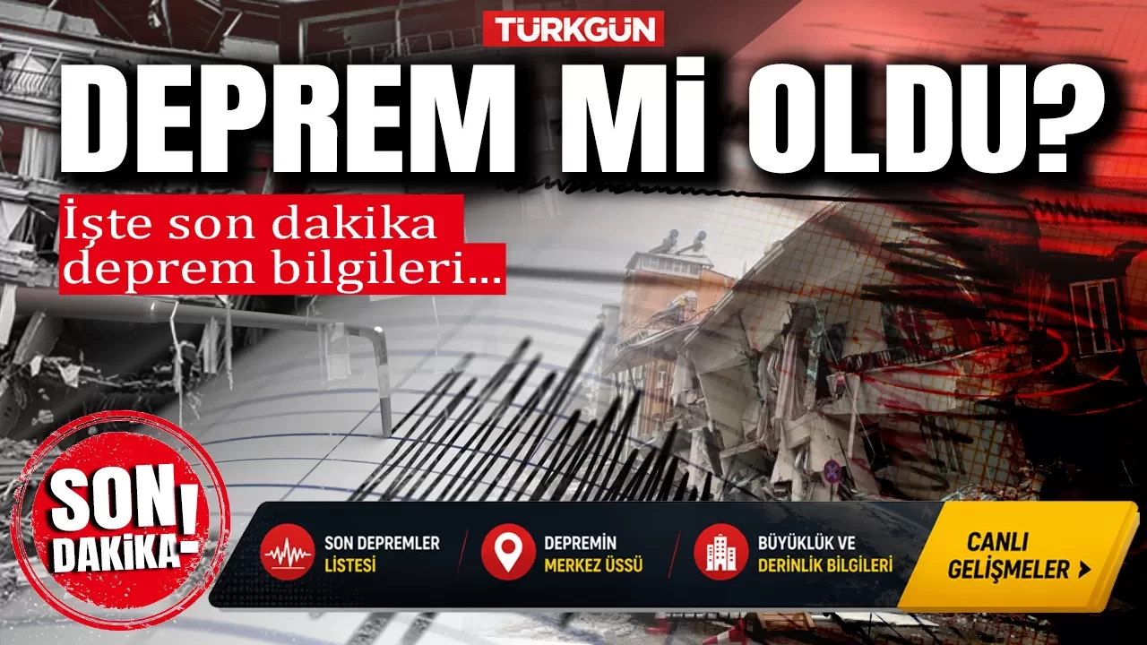 SON DAKİKA! Az önce deprem mi oldu? 26 Temmuz 2026 AFAD ve Kandilli son depremler listesi