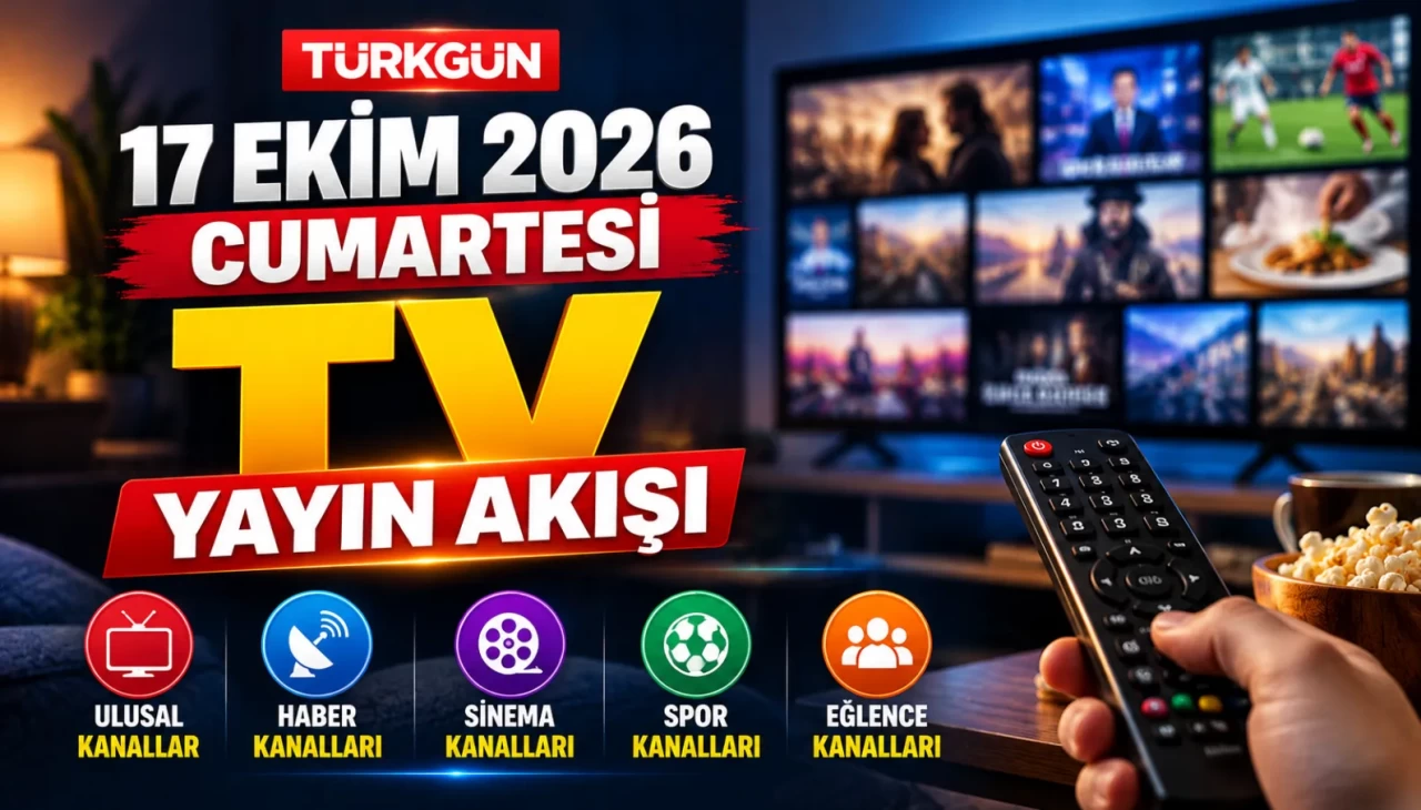 17 Ekim 2026 TV yayın akışı! Bu akşam hangi diziler ve programlar var? TRT 1, Kanal D, Show TV, ATV, Star TV, NOW ve TV8 listesi!