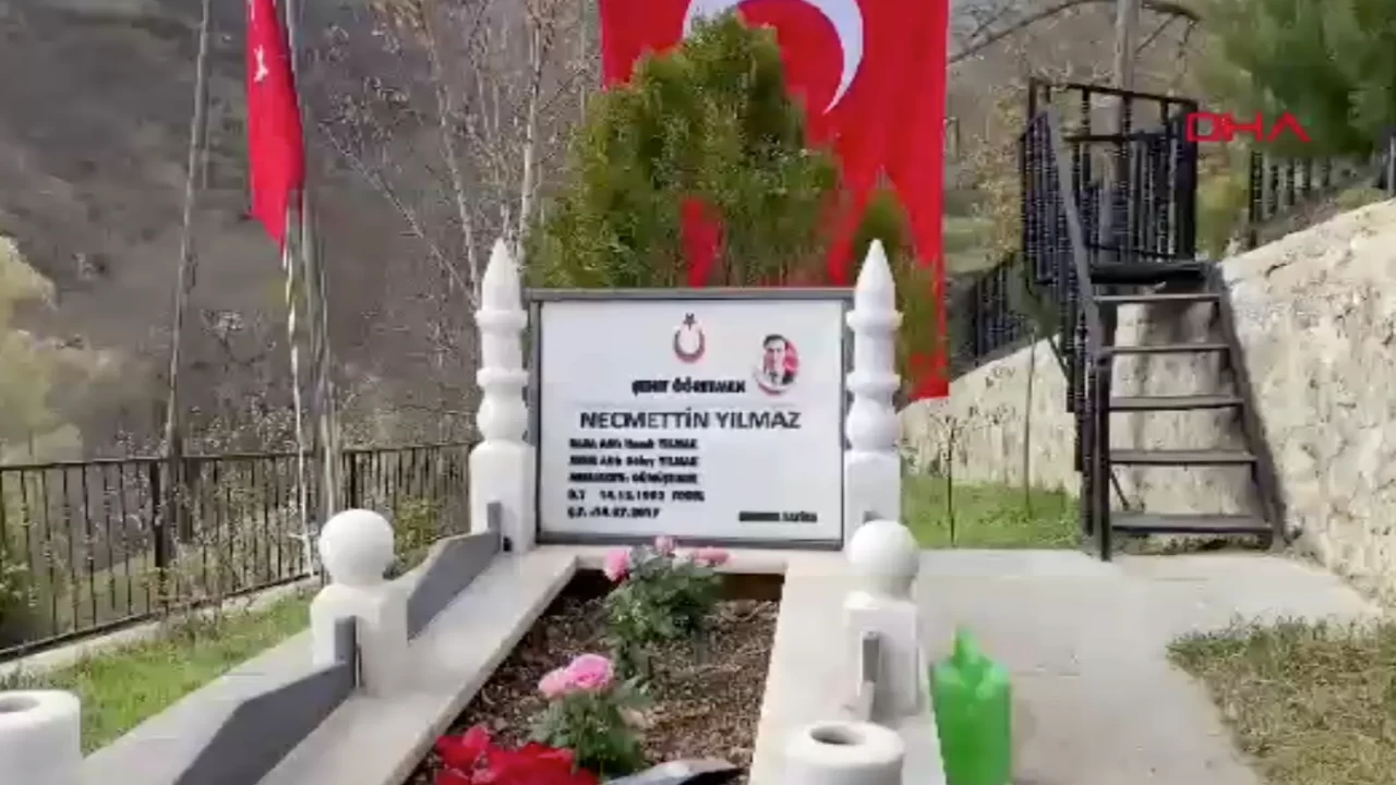 Şehit öğretmen Necmettin Yılmaz, şehadetinin 9’uncu yılında dualarla anıldı