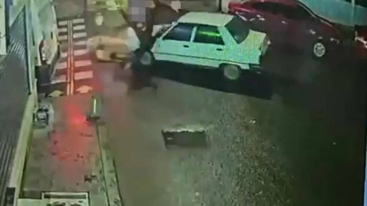 Tekirdağ'da feci kaza kamerada