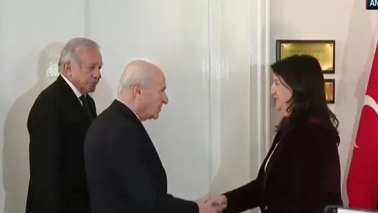 MHP Lideri Devlet Bahçeli DEM İmralı heyetini kabul etti!