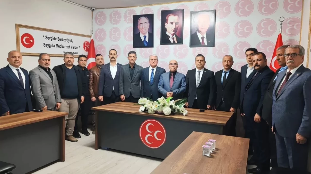 Kamu-Sen Başkanlarından MHP Osmaniye teşkilatına ziyaret