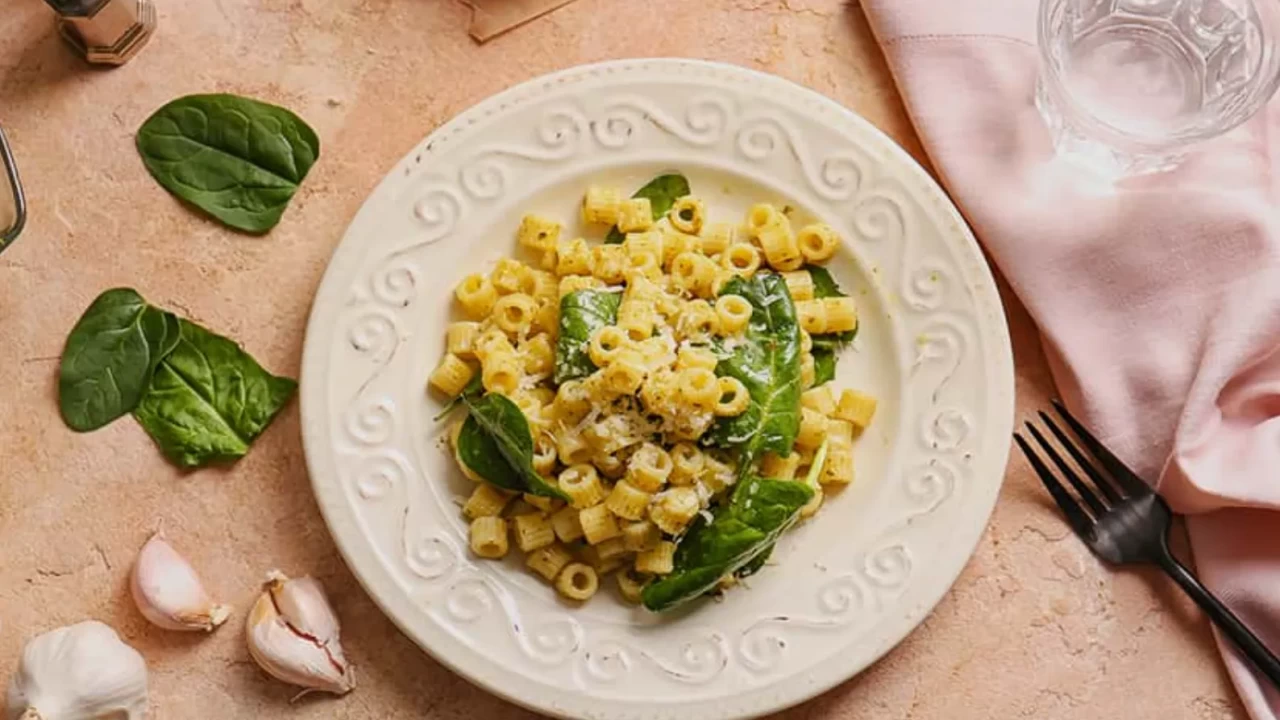 Sade, soslu ve peynirli