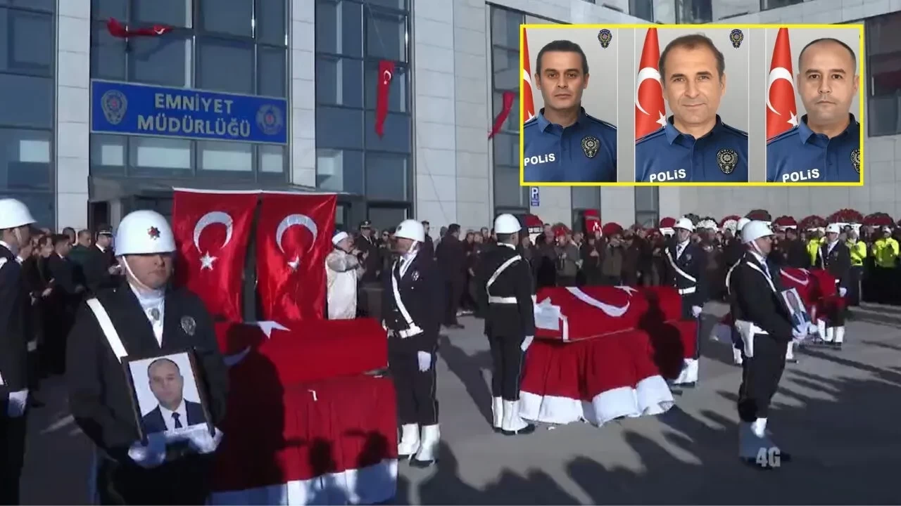 Kahraman şehitlerimiz için veda töreni düzenlendi