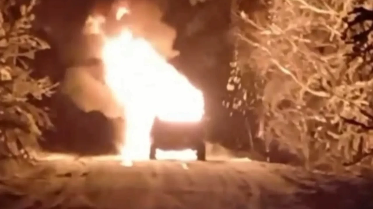 Bursa'da seyir halindeki cip alevlere teslim oldu