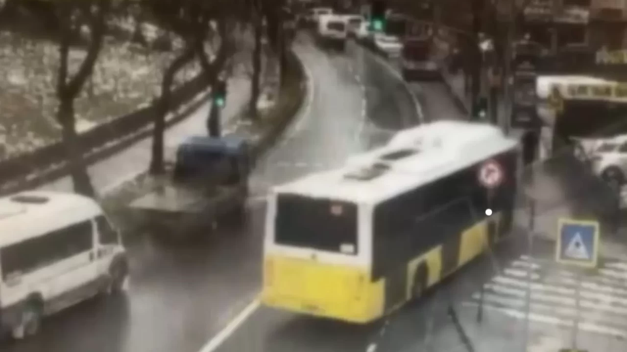 Saniyelerle hayata tutundu! Esenler’deki İETT dehşeti kamerada