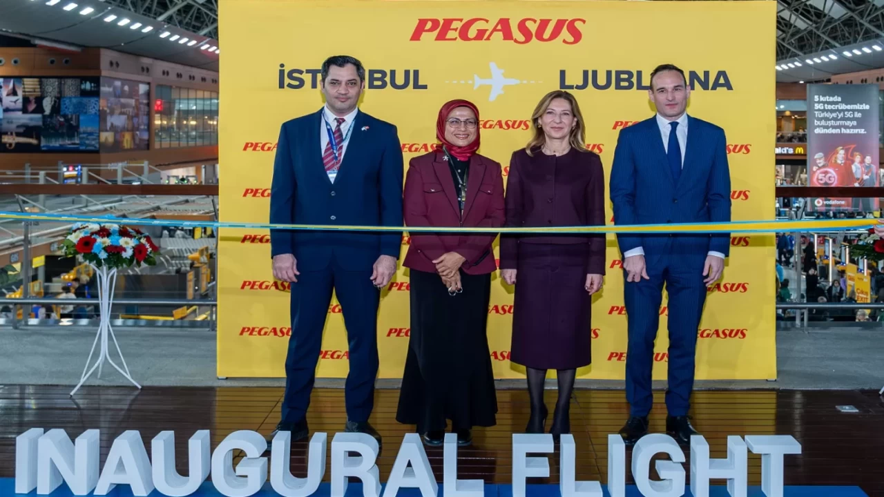 Pegasus'tan Avrupa'da yeni rota: İstanbul-Ljubljana uçuşları başladı!