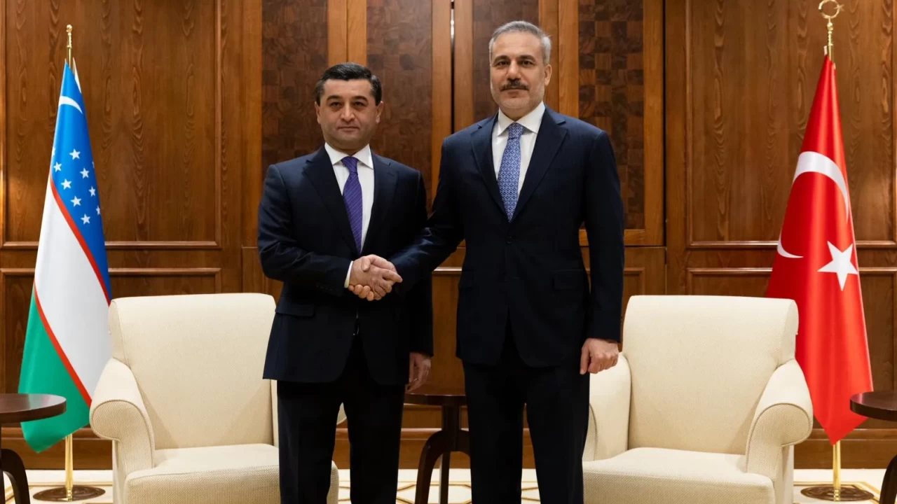 Bakan Fidan, Özbek mevkidaşı Saidov ile görüştü