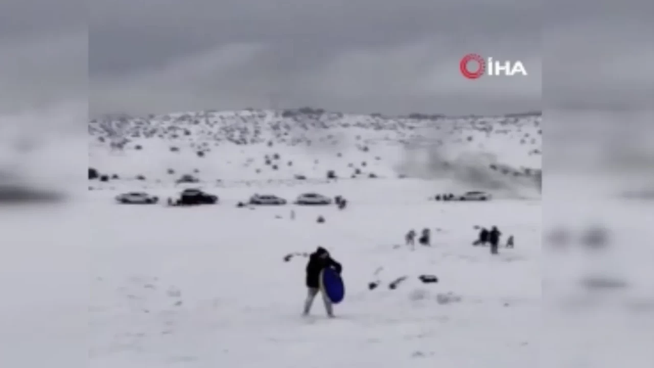 Ankara’da kar sevinci: Vatandaşlar Kirazyanı Yaylası’na akın etti