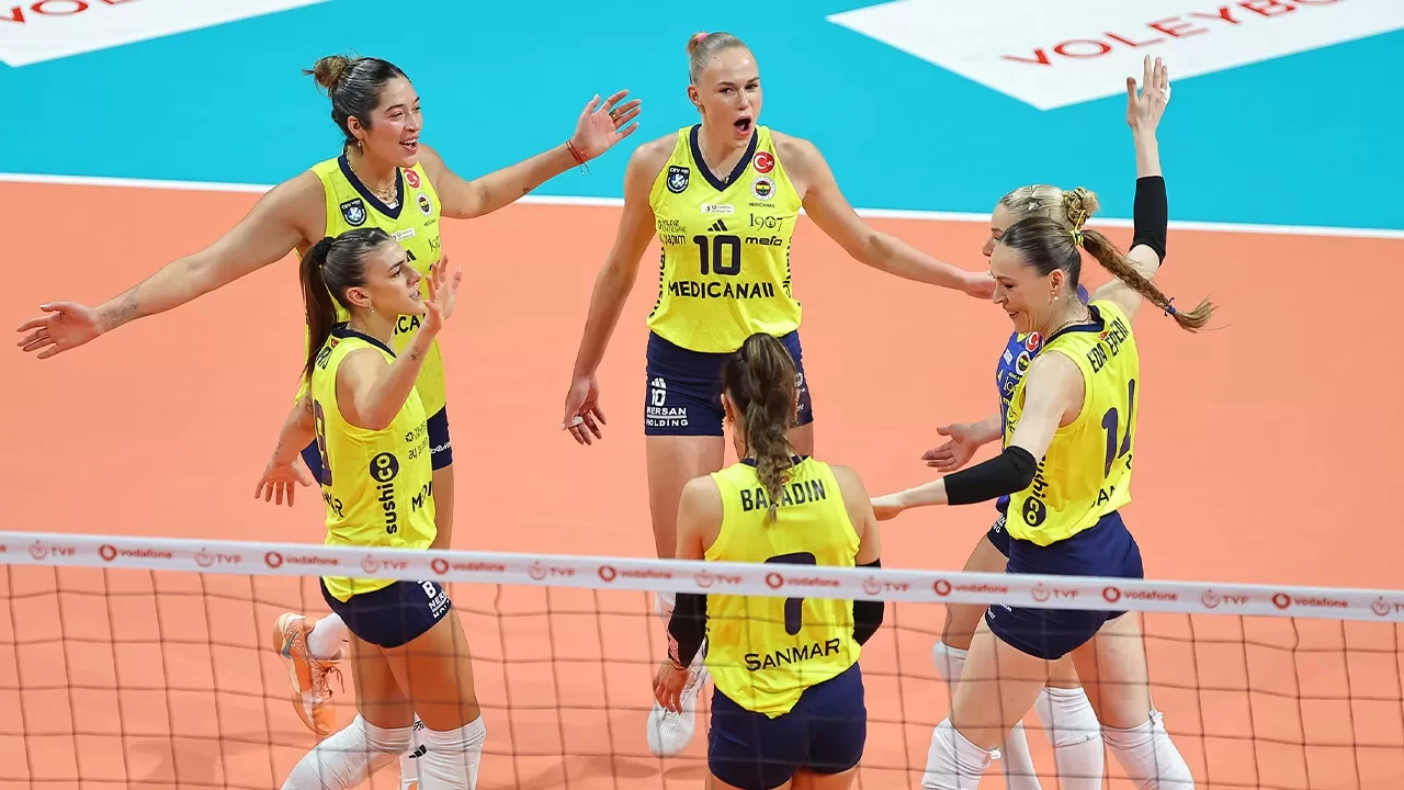 CEV Kadınlar Şampiyonlar Ligi’nde Fenerbahçe’den net galibiyet