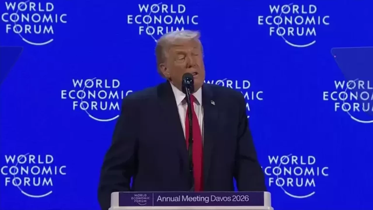 Trump Davos'ta konuşuyor!  Avrupa doğru yolda ilerlemiyor