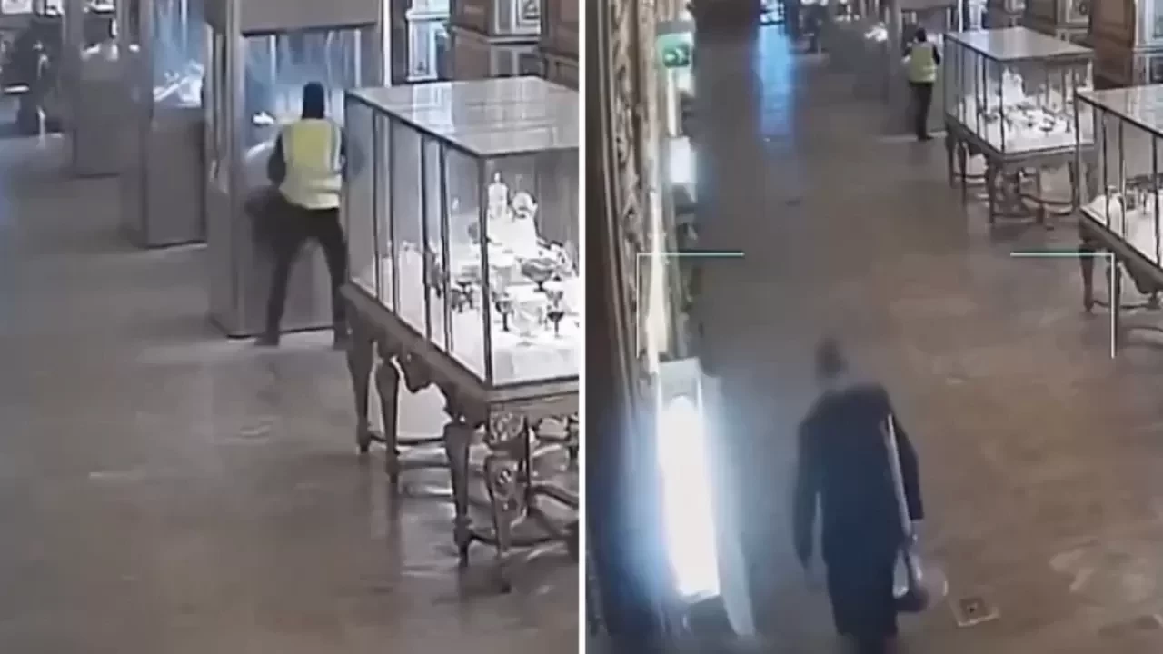 Louvre Müzesi'ndeki soyguna dair yeni görüntüler ortaya çıktı