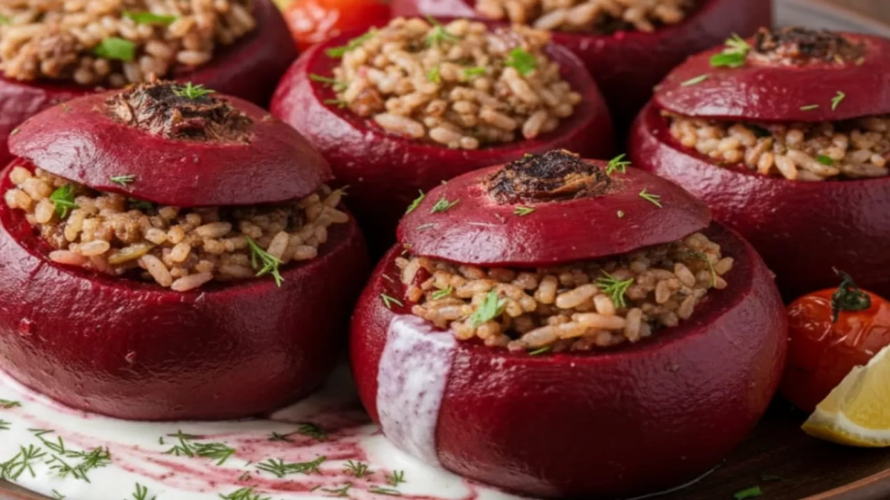 Kuşüzümlü pancar dolması tarifi