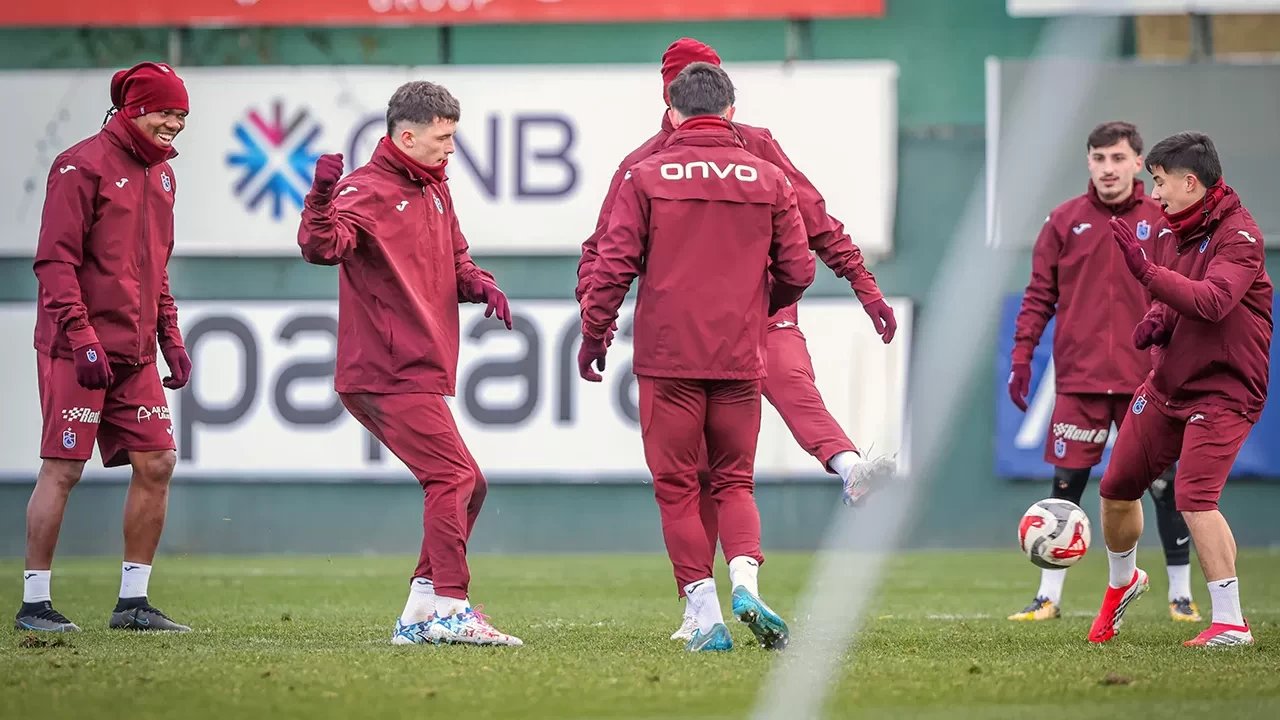 Trabzonspor, Süper Lig'deki Kasımpaşa maçı hazırlıklarına ara vermeden başladı