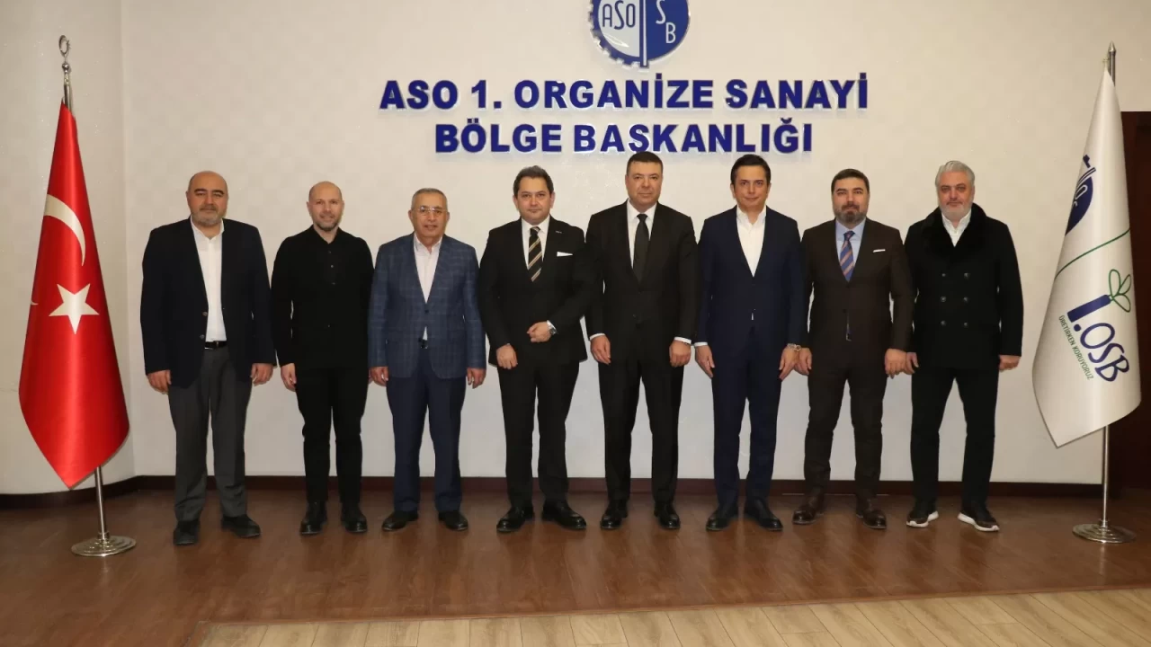 Özgür Bayraktar’dan ASO 1. OSB Yeni Yönetimine Tebrik Ziyareti