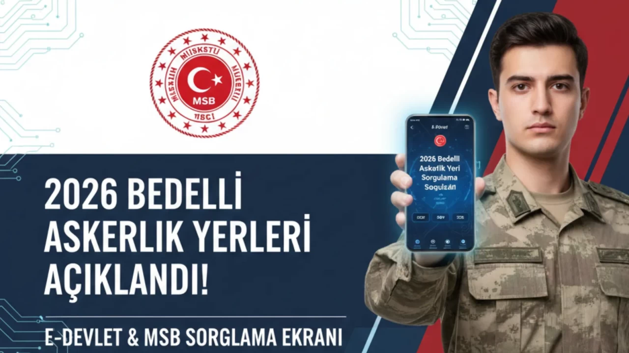Bedelli askerlik yerleri sorgulama 2026: e-Devlet Askerliğim giriş ve sevk tarihleri