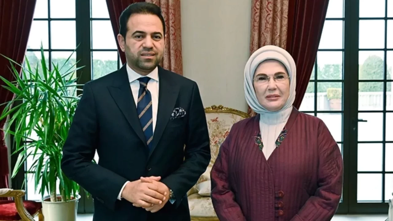 Emine Erdoğan, Müslüman Alimler Konseyi Genel Sekreteri Abdelsalam ile görüştü