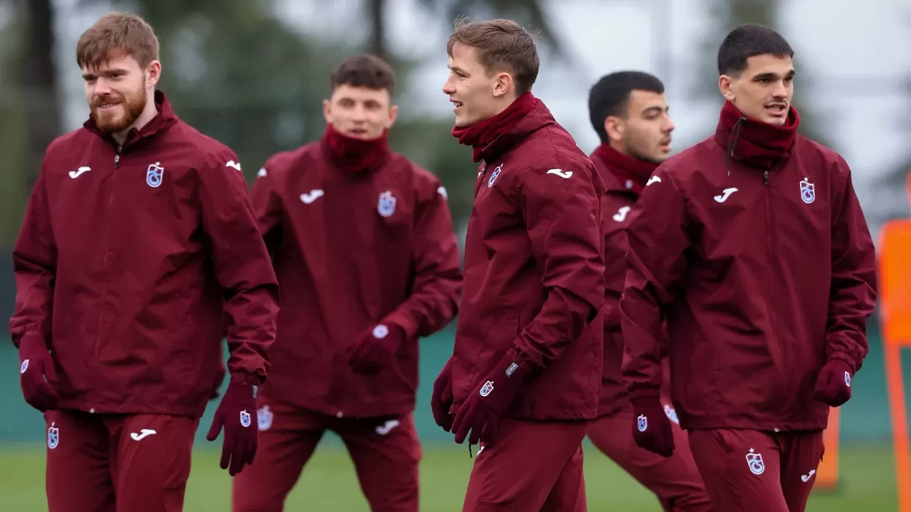 Trabzonspor, Süper Lig'deki Kocaelispor maçı hazırlıklarını sürdürdü
